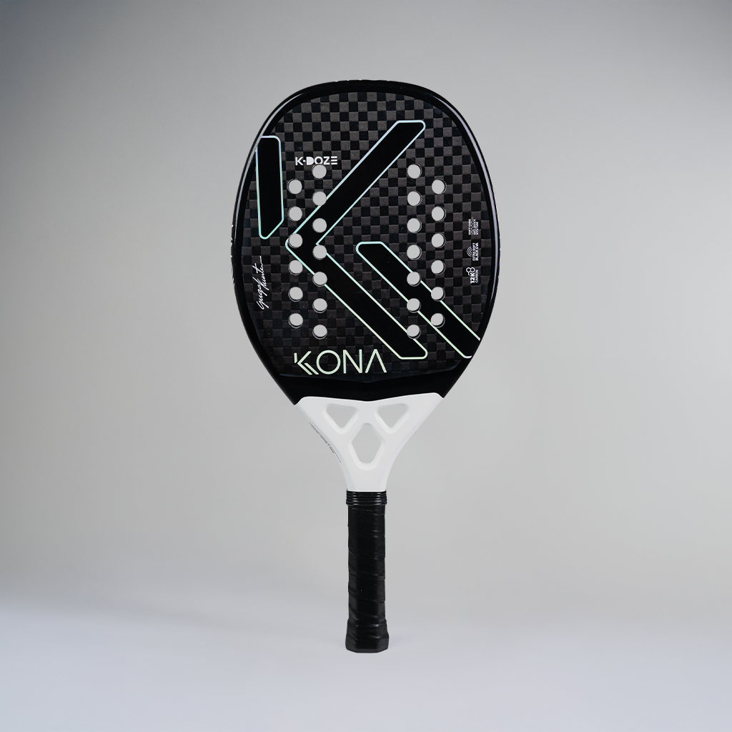 K-Doze White Beach Tennis Racket