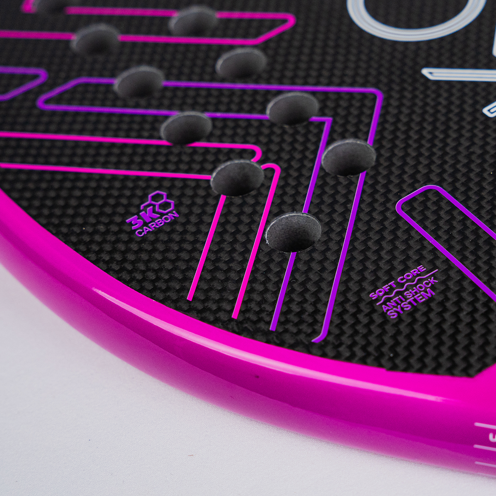 Rocket Pink - Flávia Muniz 3K - Beach Tennis Racket