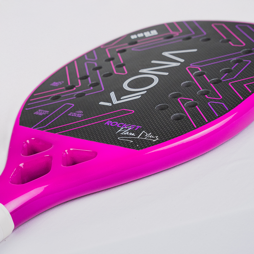 Rocket Pink - Flávia Muniz 3K - Beach Tennis Racket