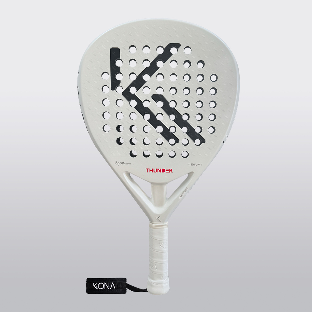 Thunder White Padel Racket