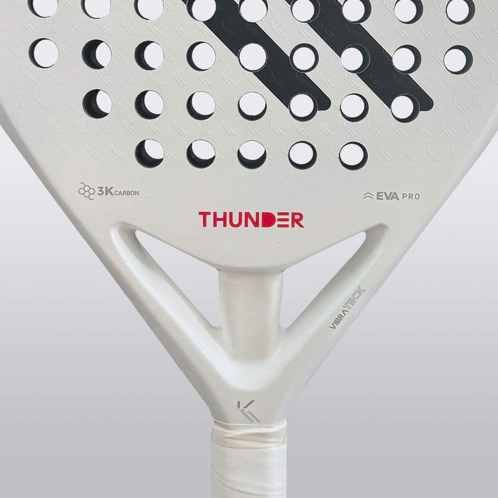 Thunder White Padel Racket